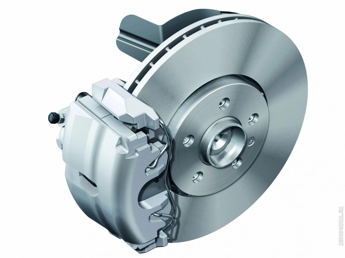 Тормозная система дисковая (в сборе, передняя, l-1100mm)