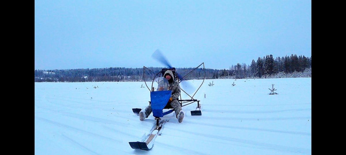 Аэросани с двигателем Лифан 15 л.с