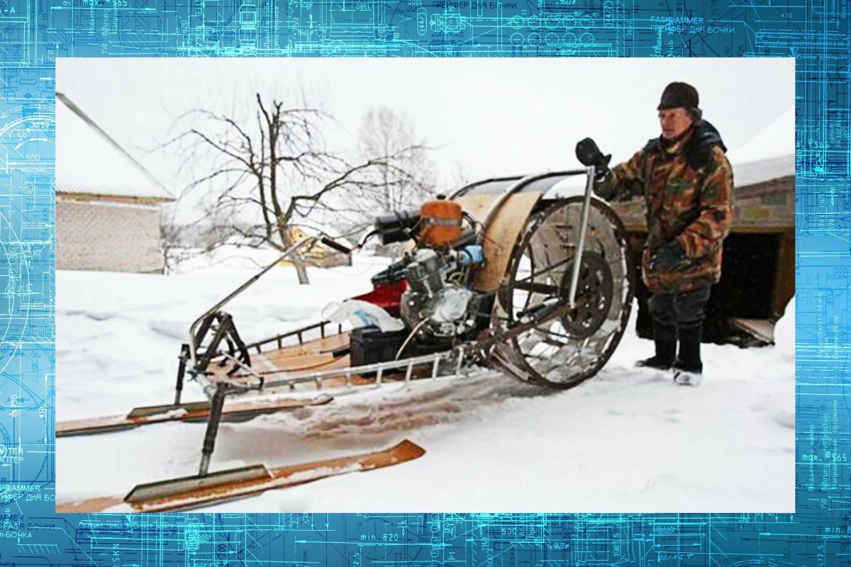 Аэросани с двигателем Лифан 15 л.с