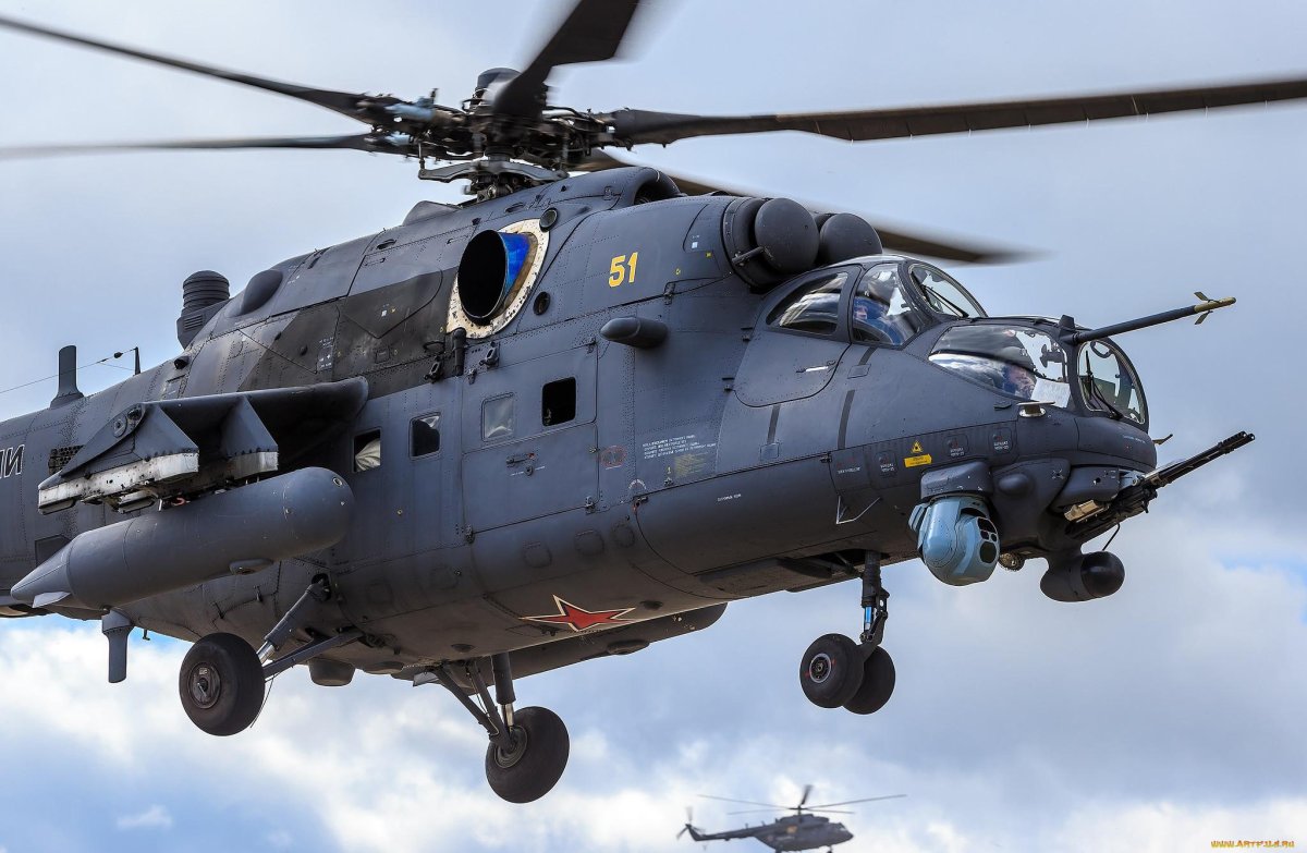 Ми-35 вертолет