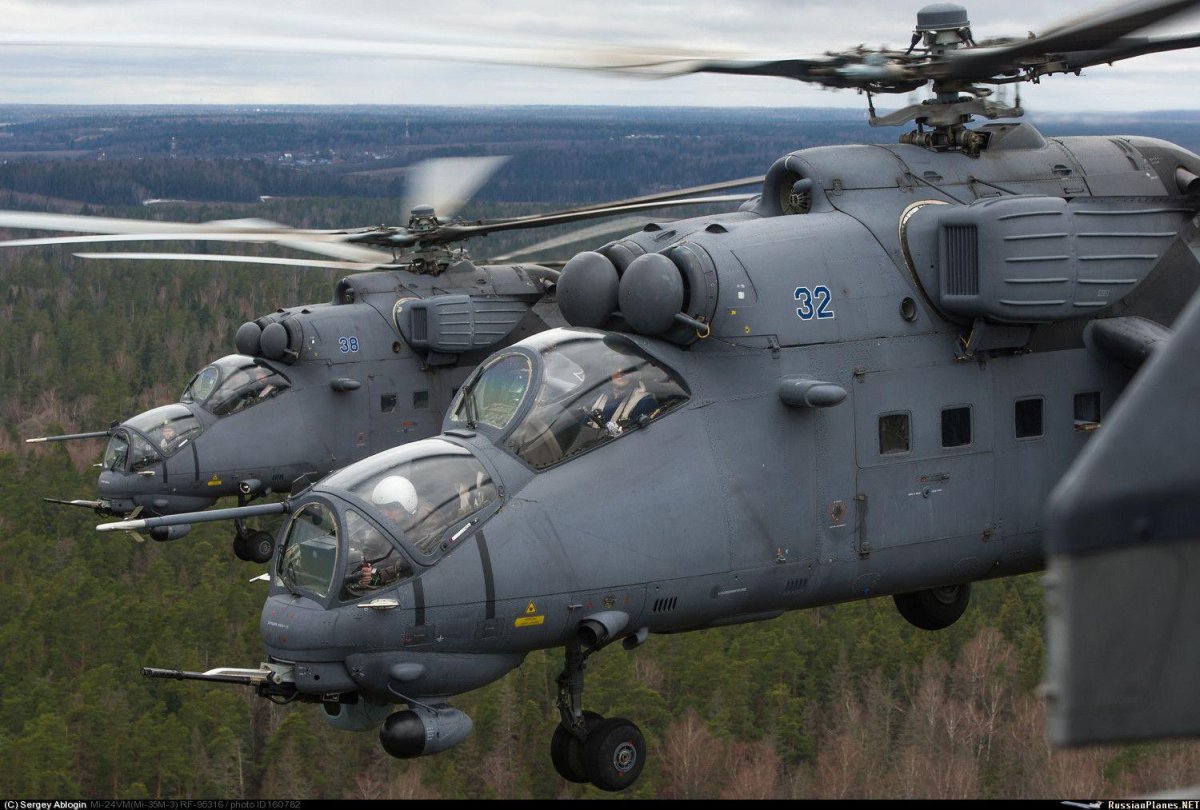 Ми-35мс армейский ударный вертолёт