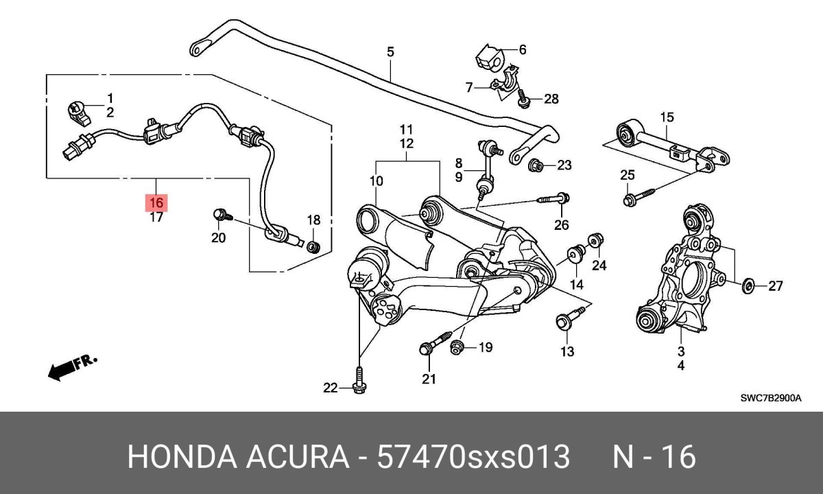 Задняя подвеска Honda CR-V 3