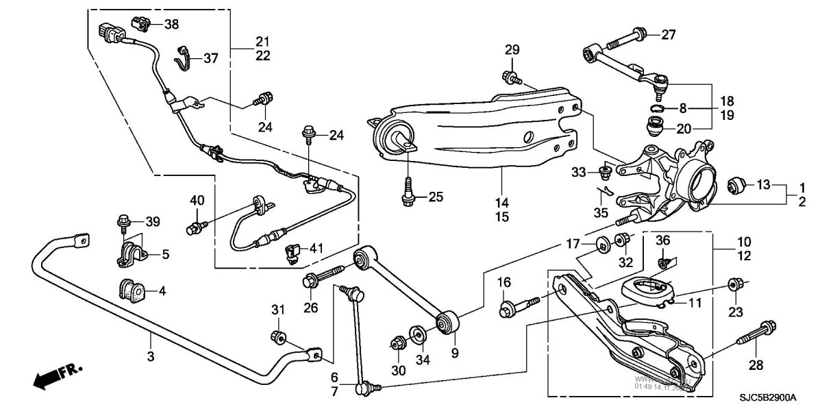 Передняя подвеска Хонда пилот 2
