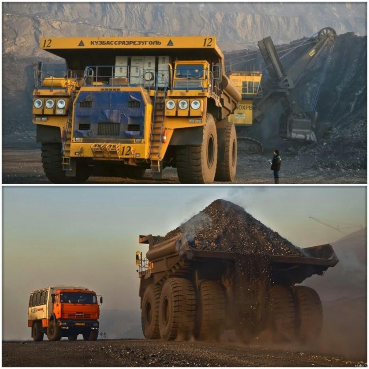 Карьерный самосвал БЕЛАЗ 75600