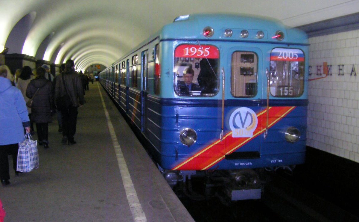 Вагоны метро Петербургский метрополитен