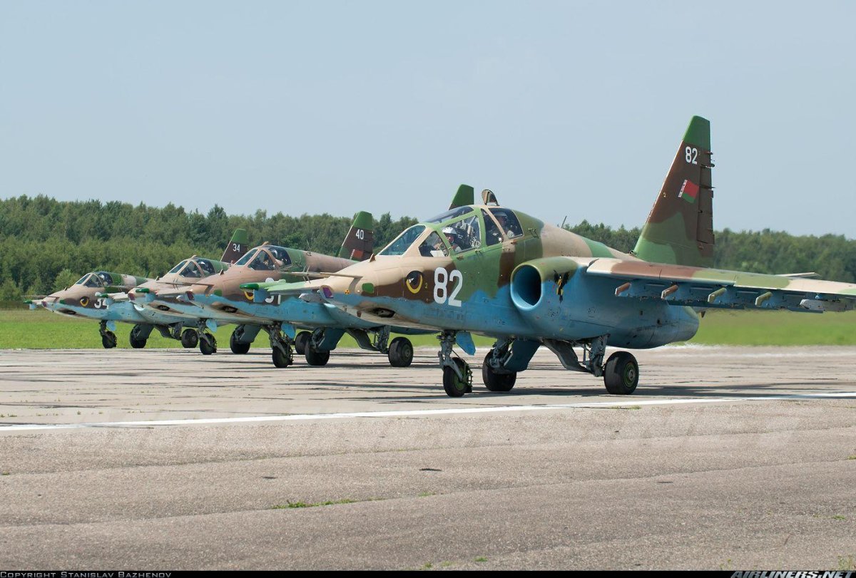 Су-25уб ВВС Беларуси