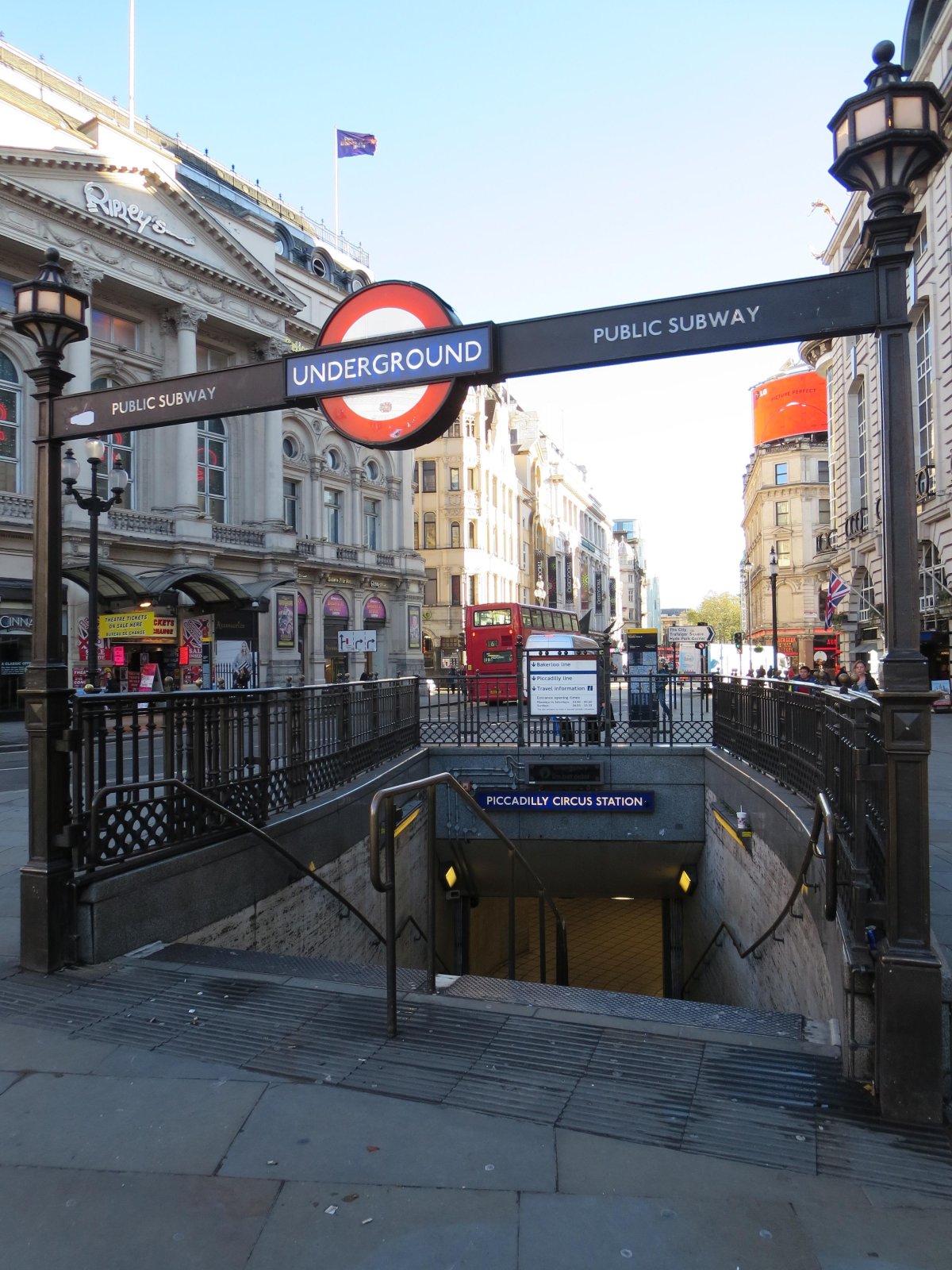 Piccadilly Circus London Underground