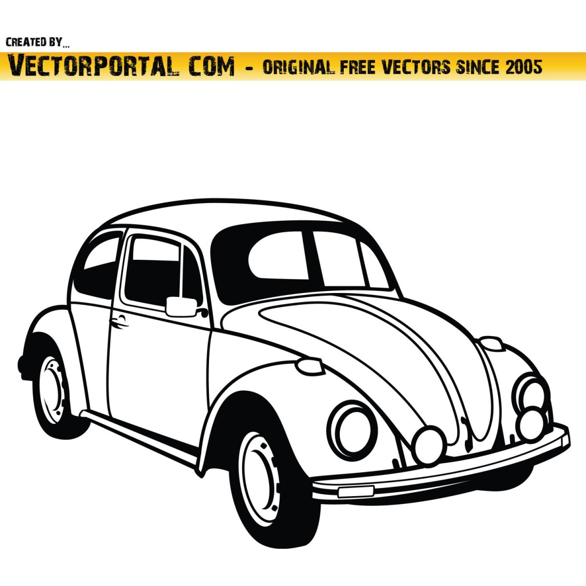 Volkswagen Beetle вектор