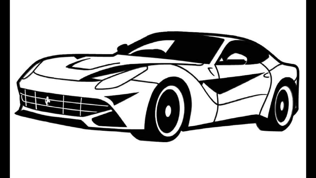 Автомобиль векторный рисунок