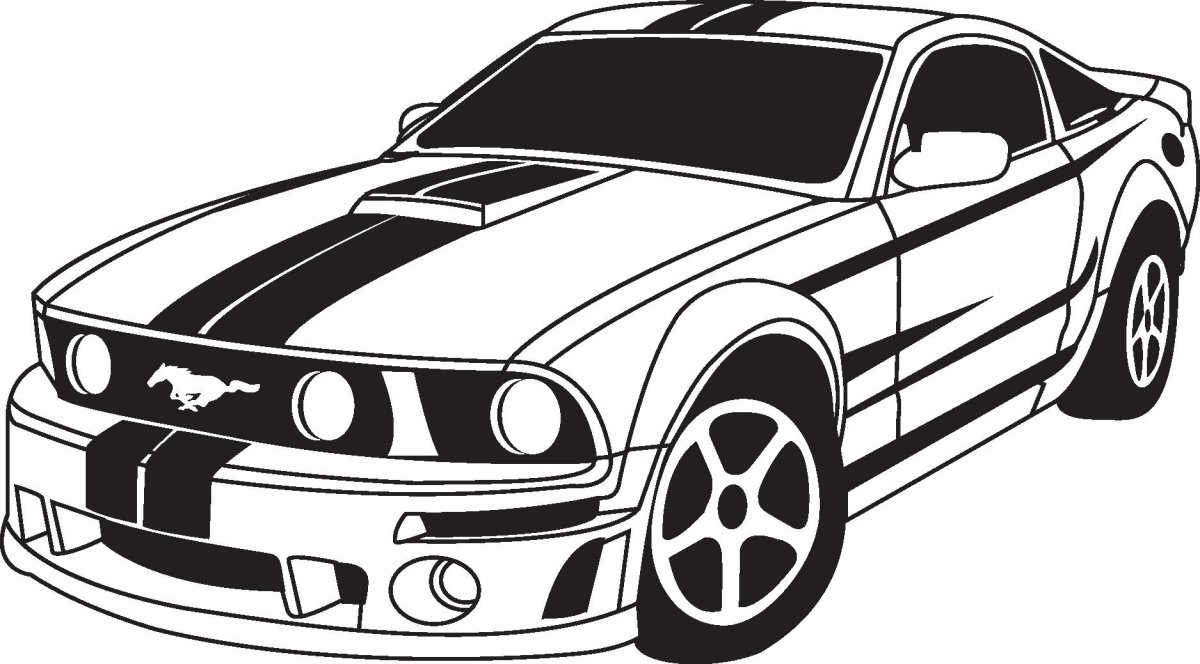 Форд Мустанг вектор