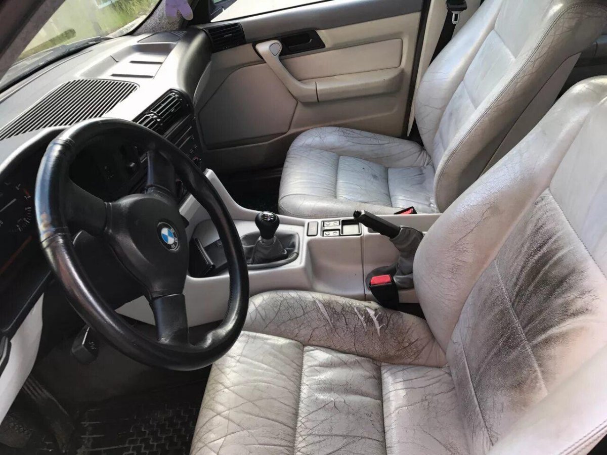 BMW e34 салон Recaro