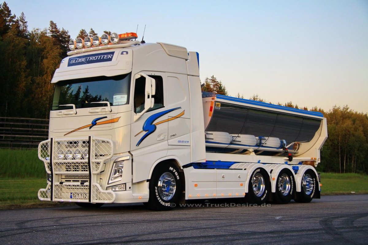 Тюнингованный тягач Вольво