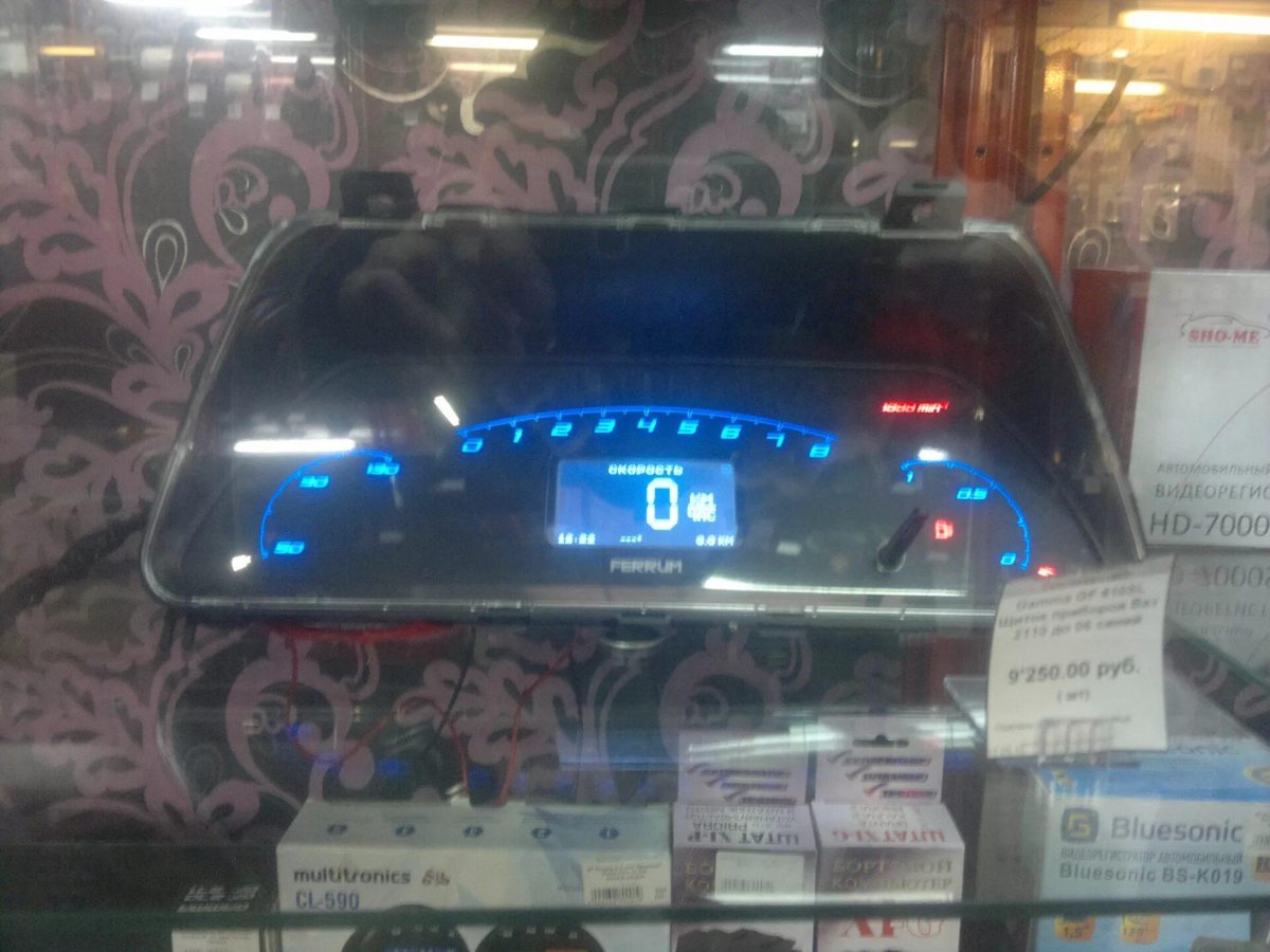 Электронная панель приборов Ока 1111