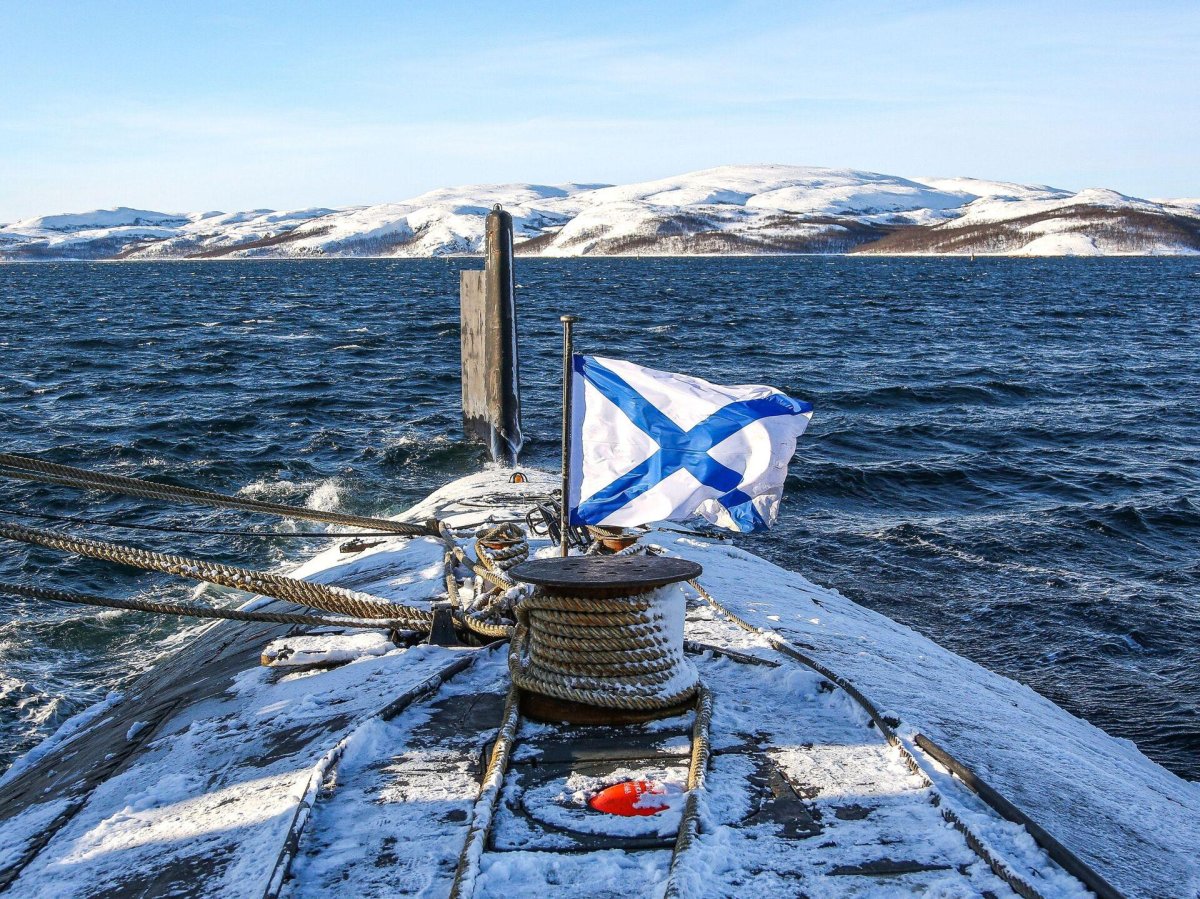 Андреевский флаг Северный флот