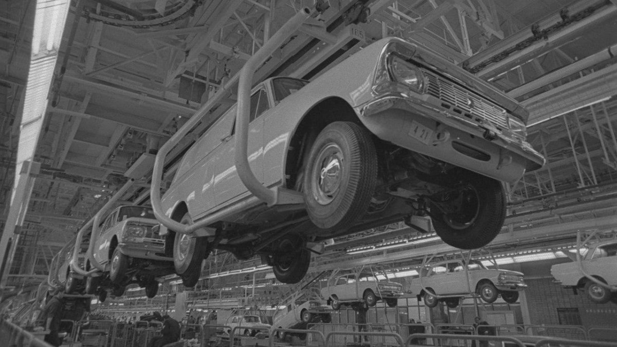 Ижевский автозавод конвейер Москвич 412