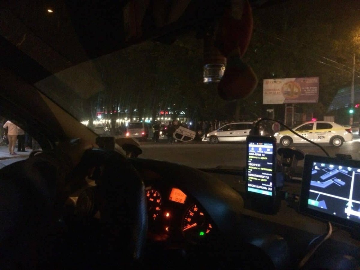 Полицейская машина изнутри