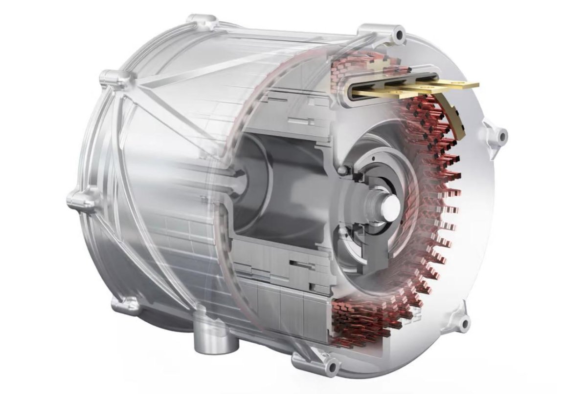 Тяговый электродвигатель для электромобиля 100квт