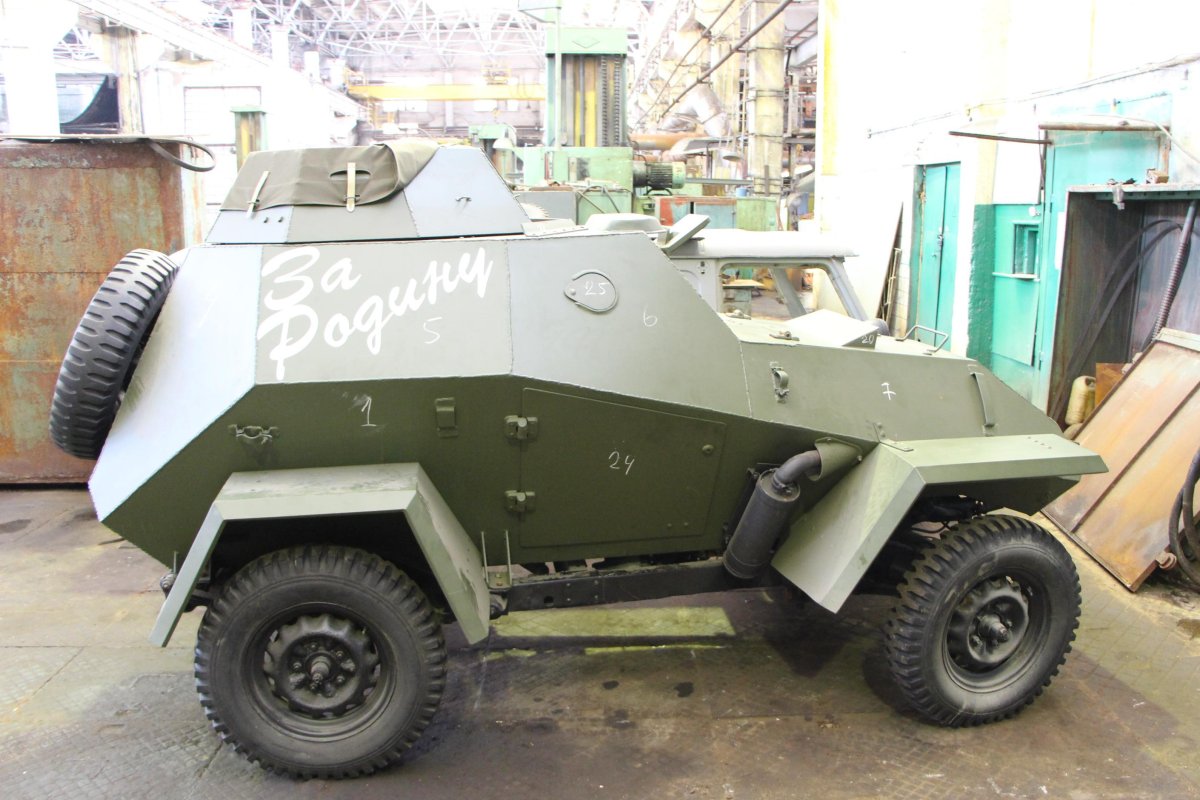 Бронеавтомобиль ба-64 ВОВ