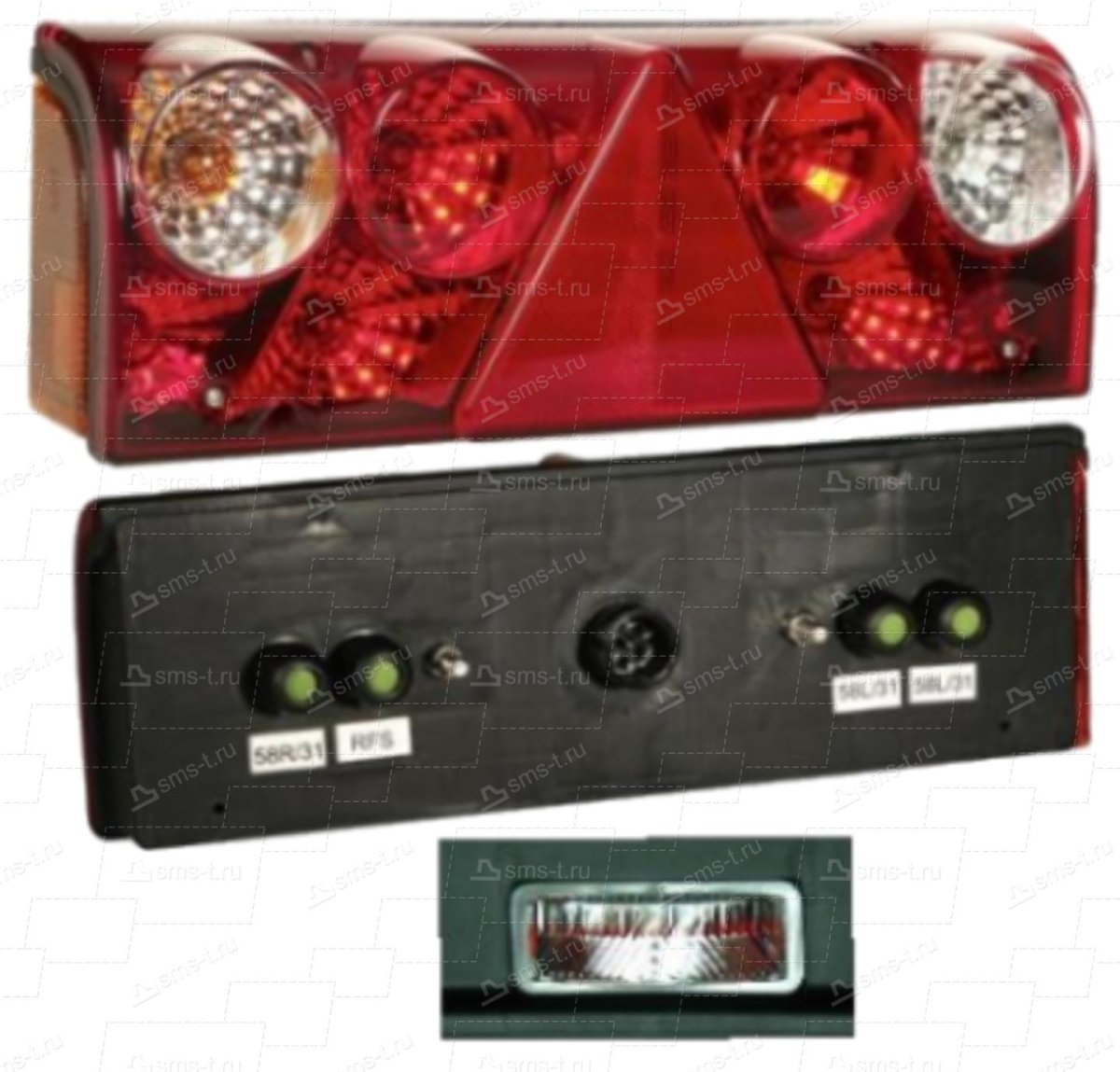 Фонарь заднего хода на полуприцеп Шмитц