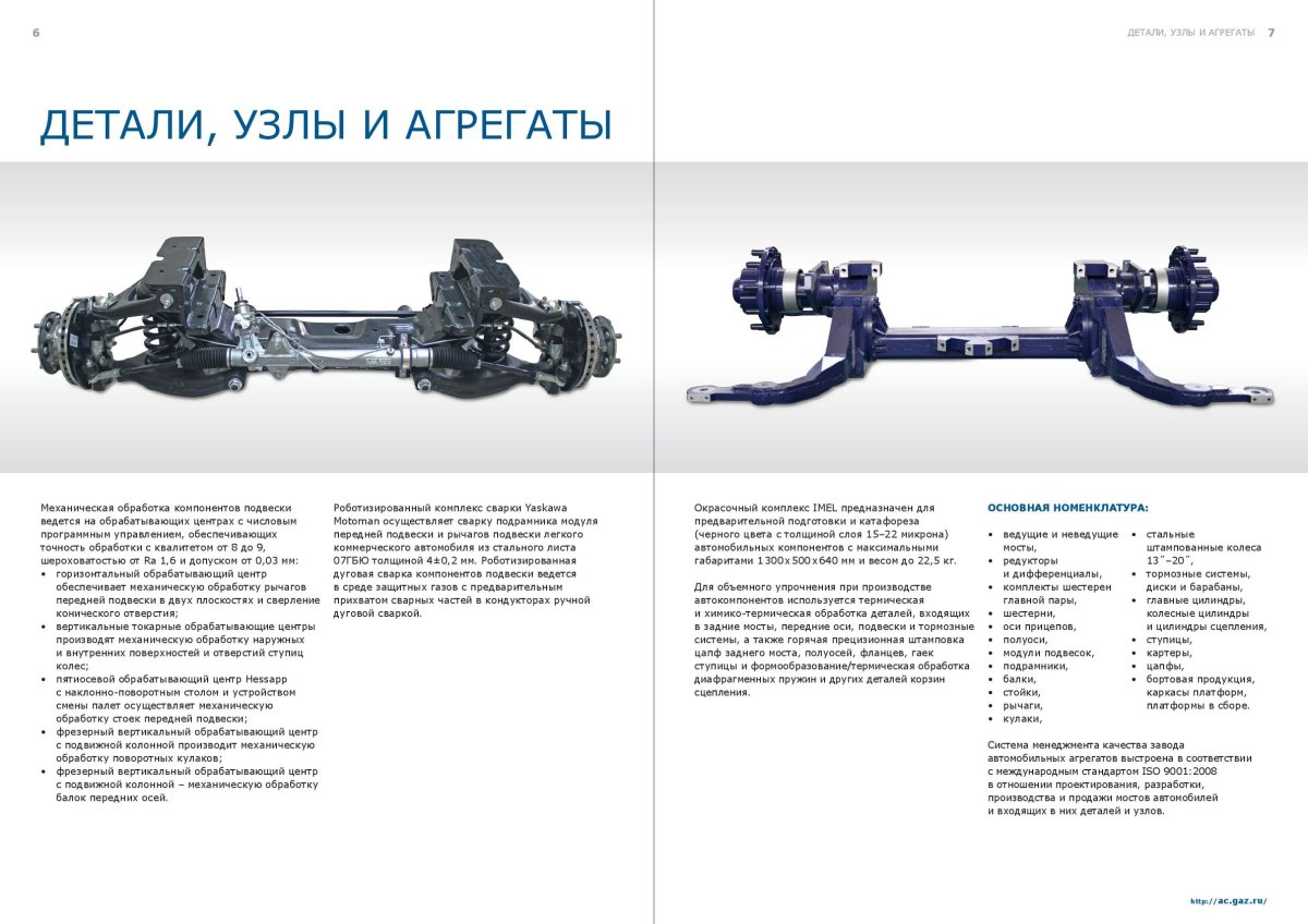 Узлы и агрегаты автомобиля