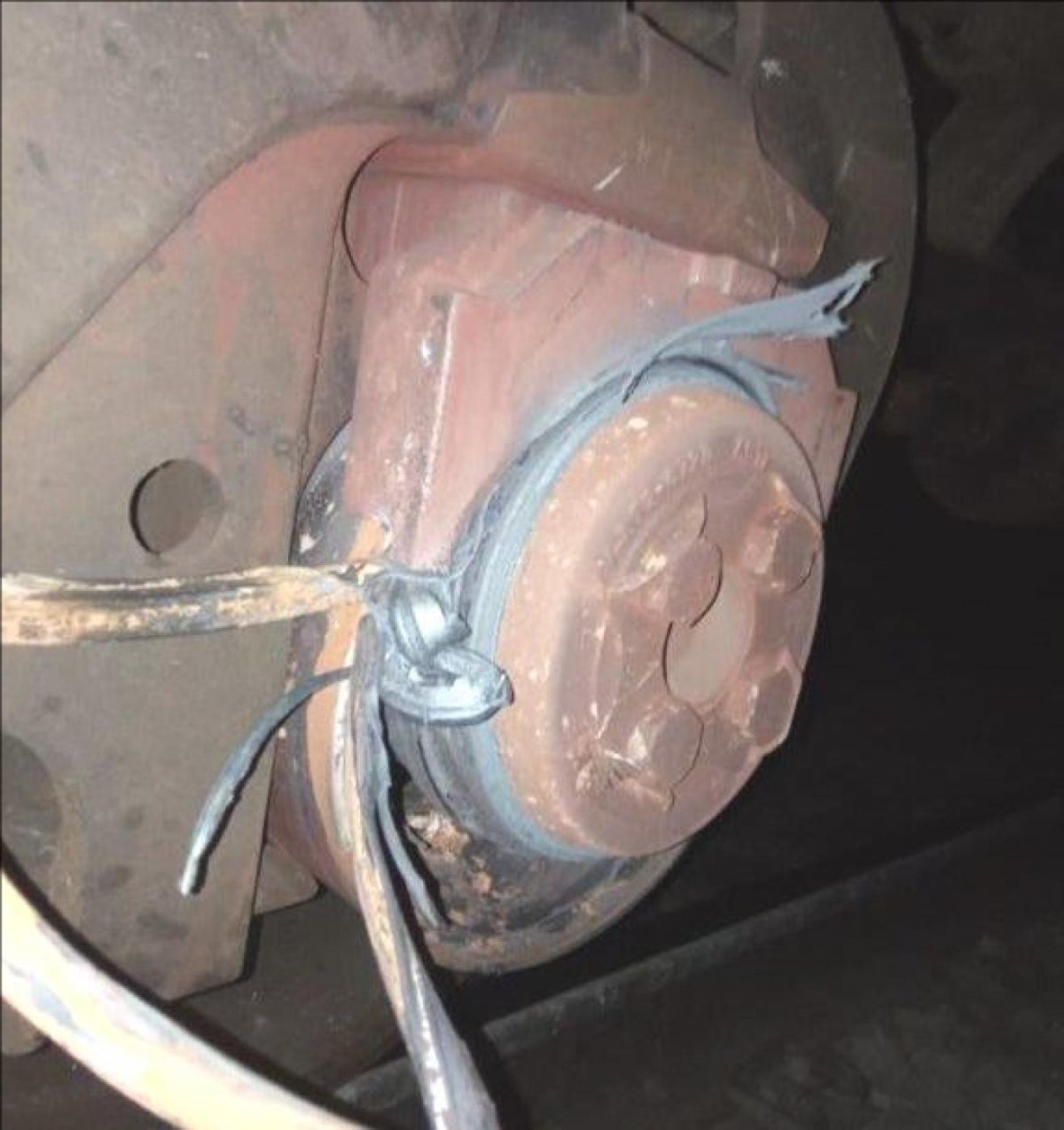 Колесная пара с кассетными подшипниками