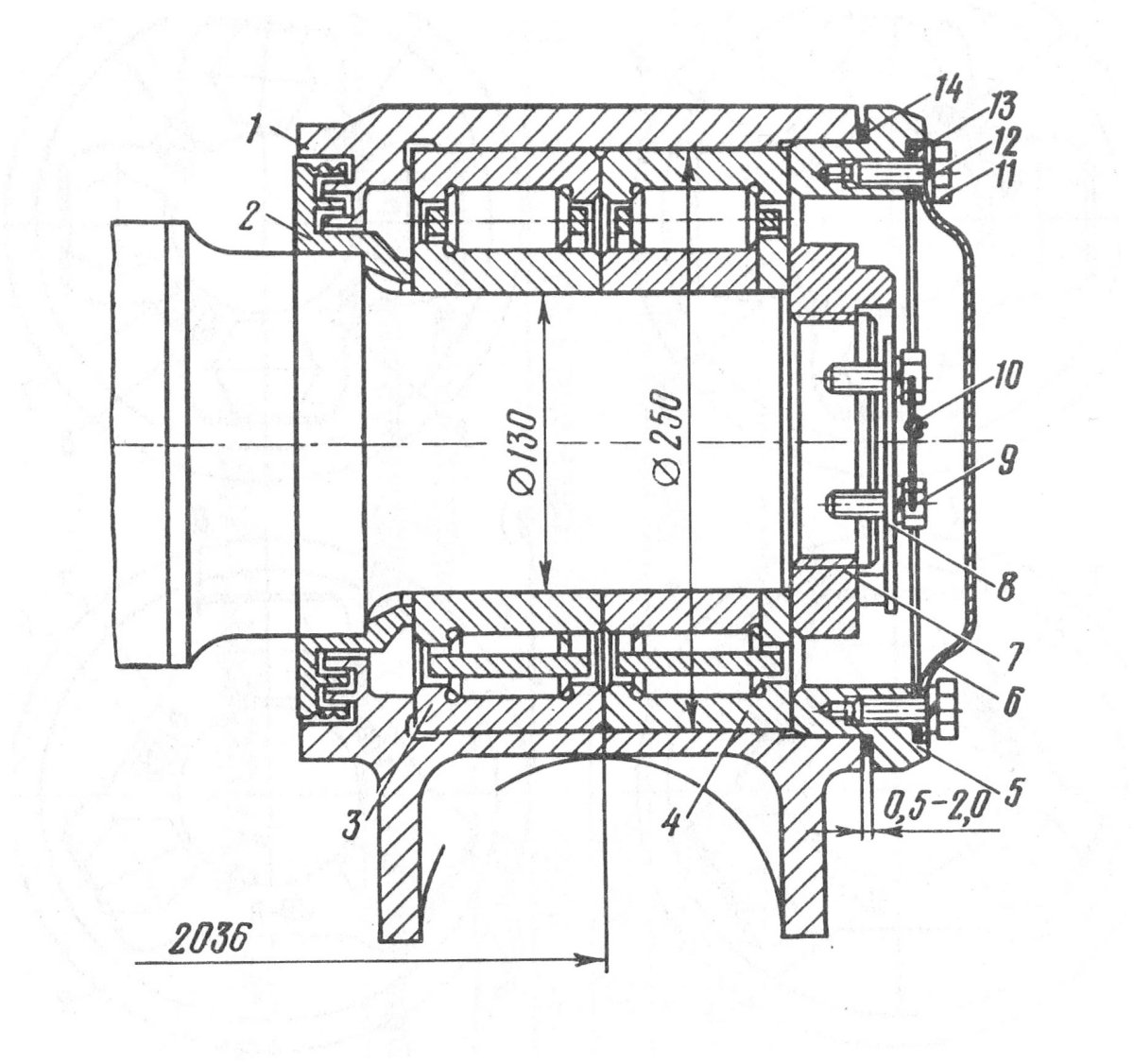 Корпус буксового узла пассажирского вагона
