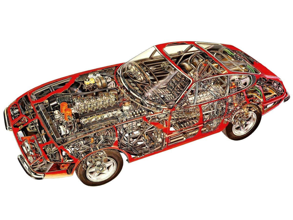 Феррари Дайтона 1971 мотор