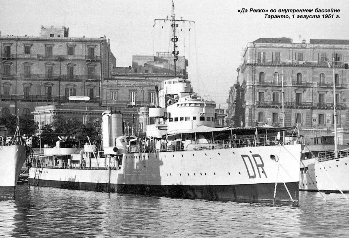 Italian Destroyer Nicoloso da Recco