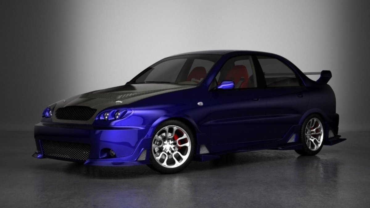 Тюнингованный Шевроле Ланос