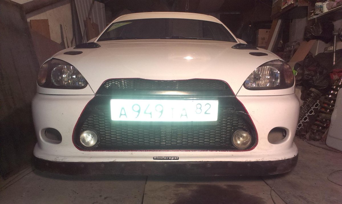 Chevrolet lanos бампер передний тюнинговый