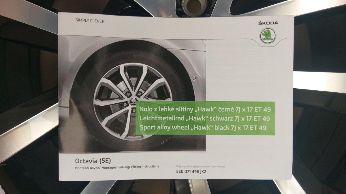 Литой диск 5e0 071 494 jx2