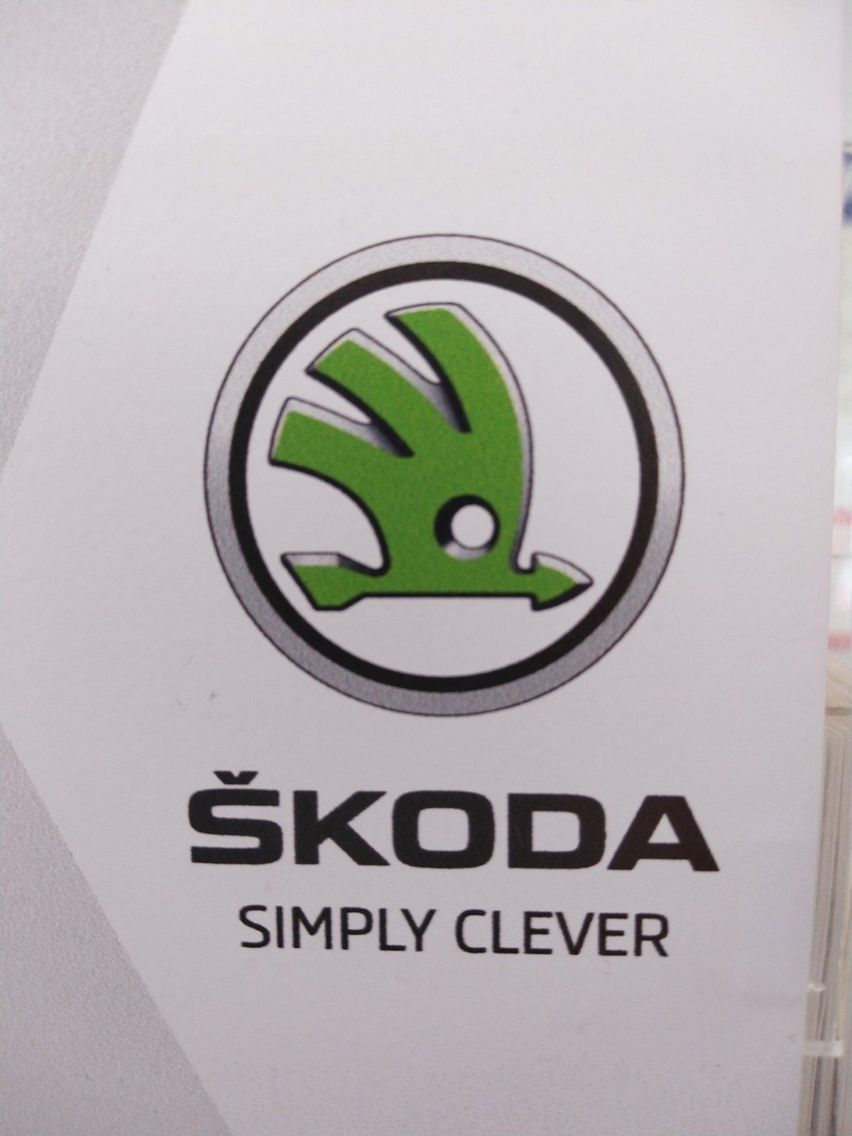 Skoda simply Clever logo Black