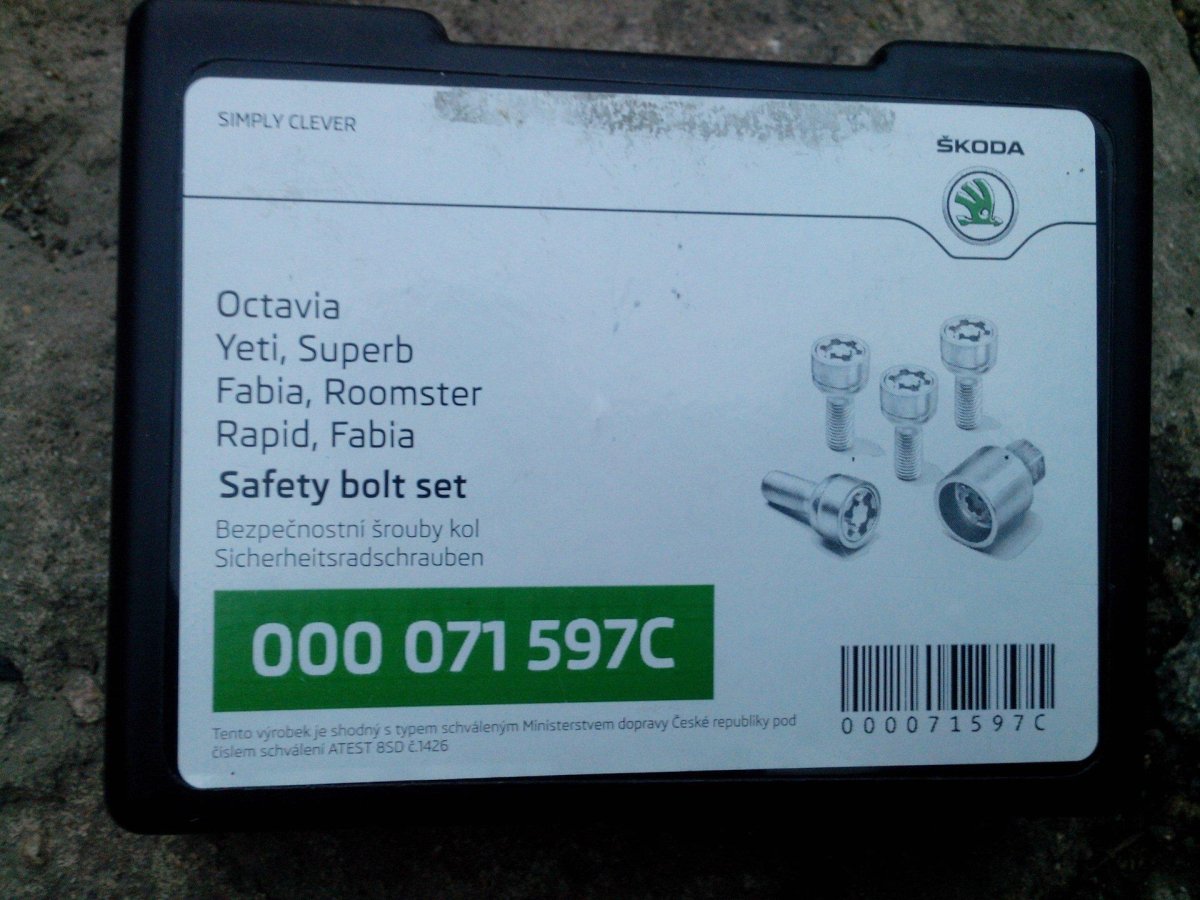 Комплект секреток VAG 000 071 597 C