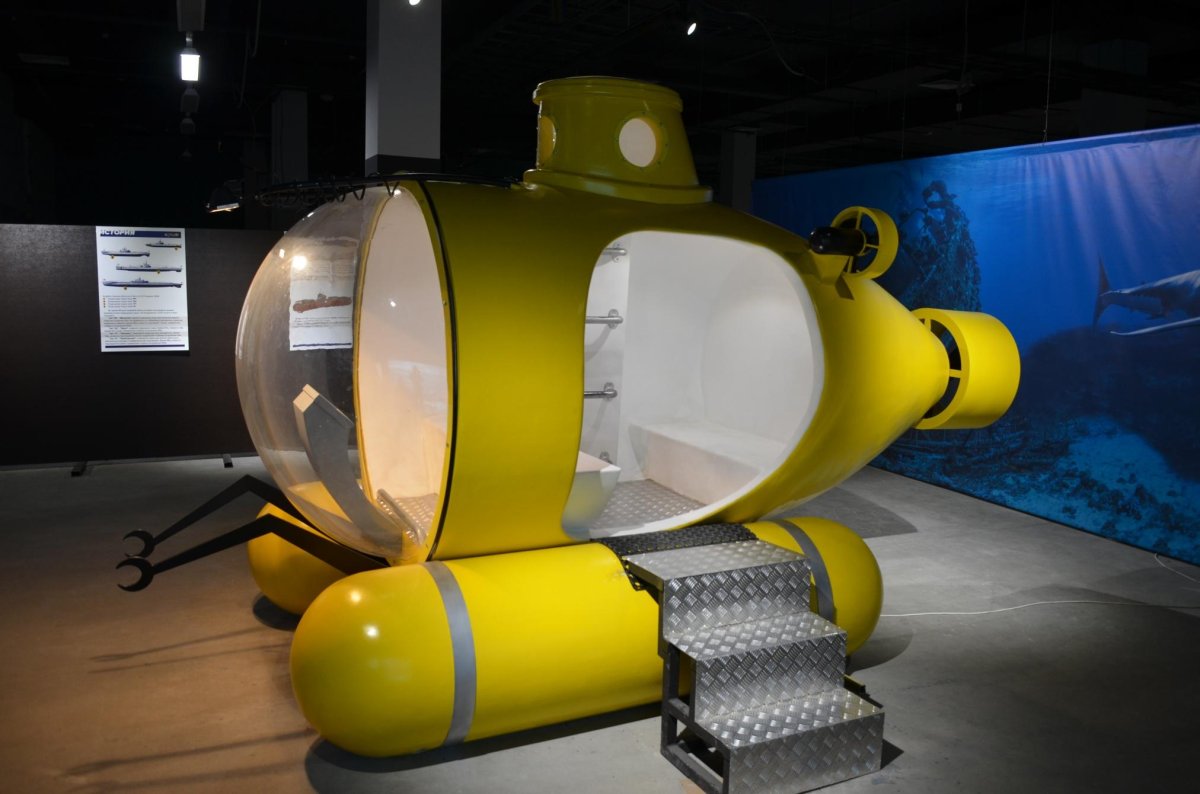 Батискаф Титан изнутри