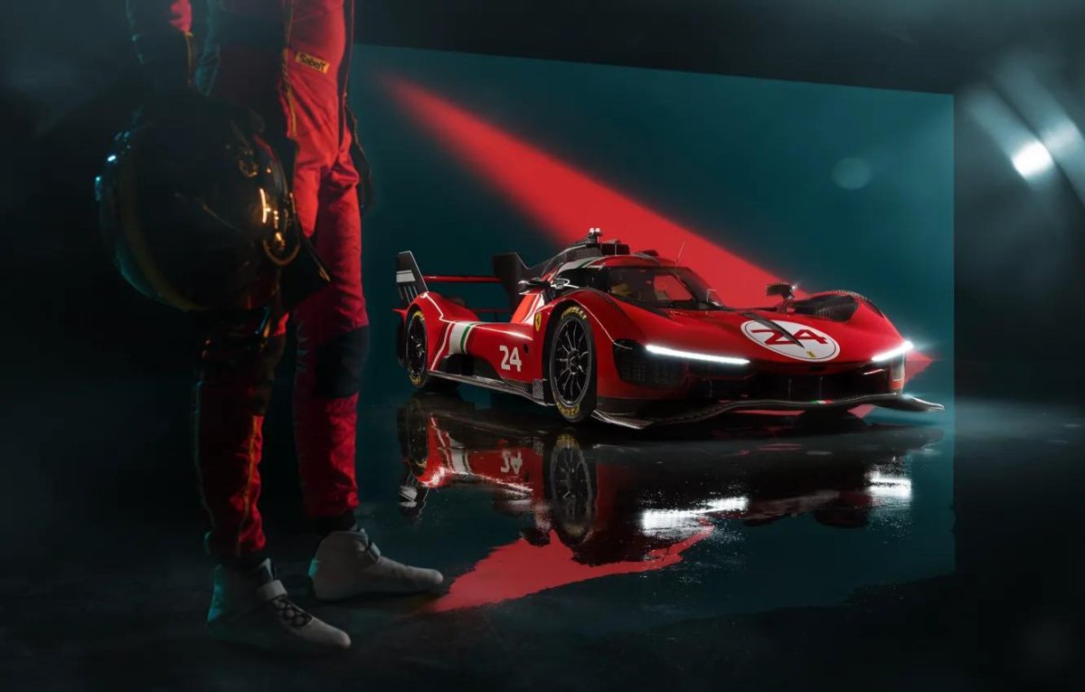 Феррари 499 p моделька