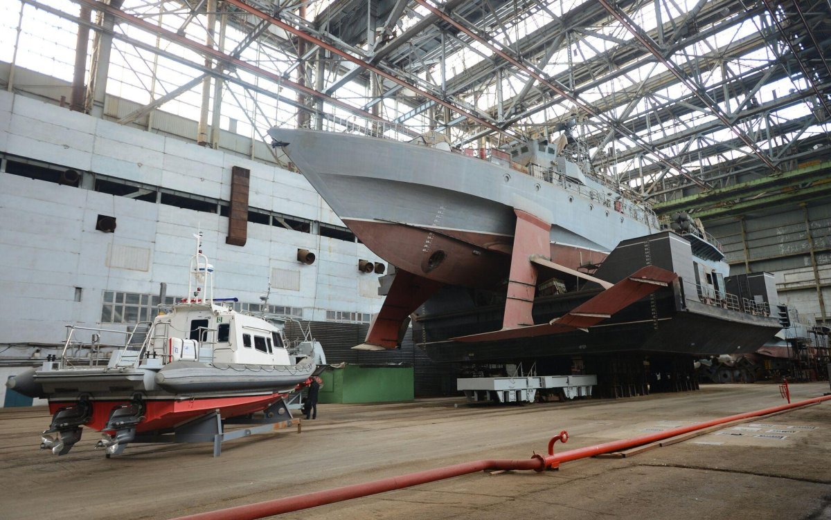 Судостроительный завод в Феодосии