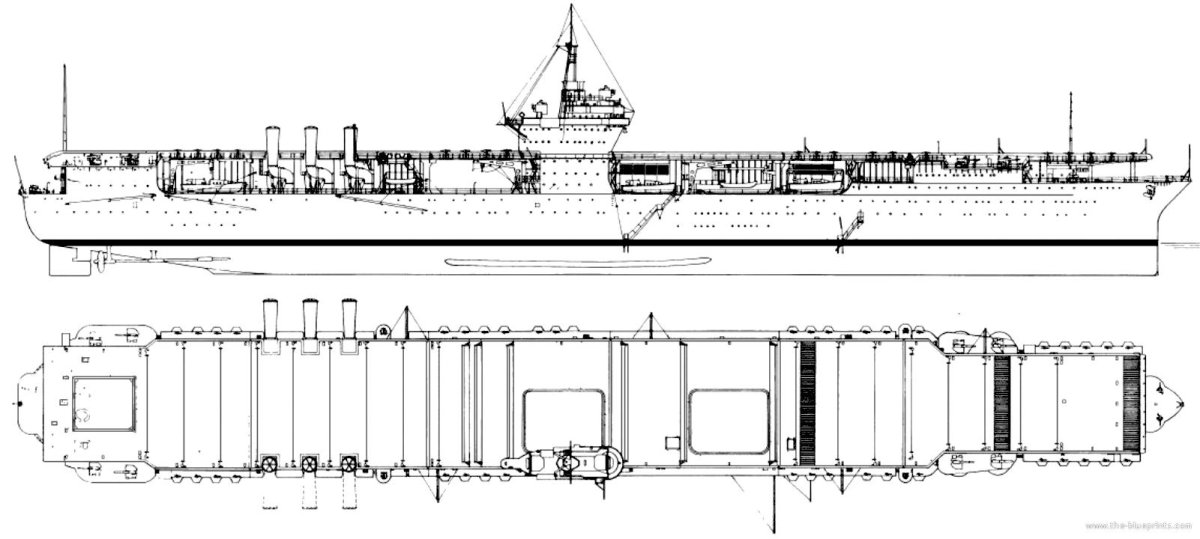 USS Ranger CV-4 схема