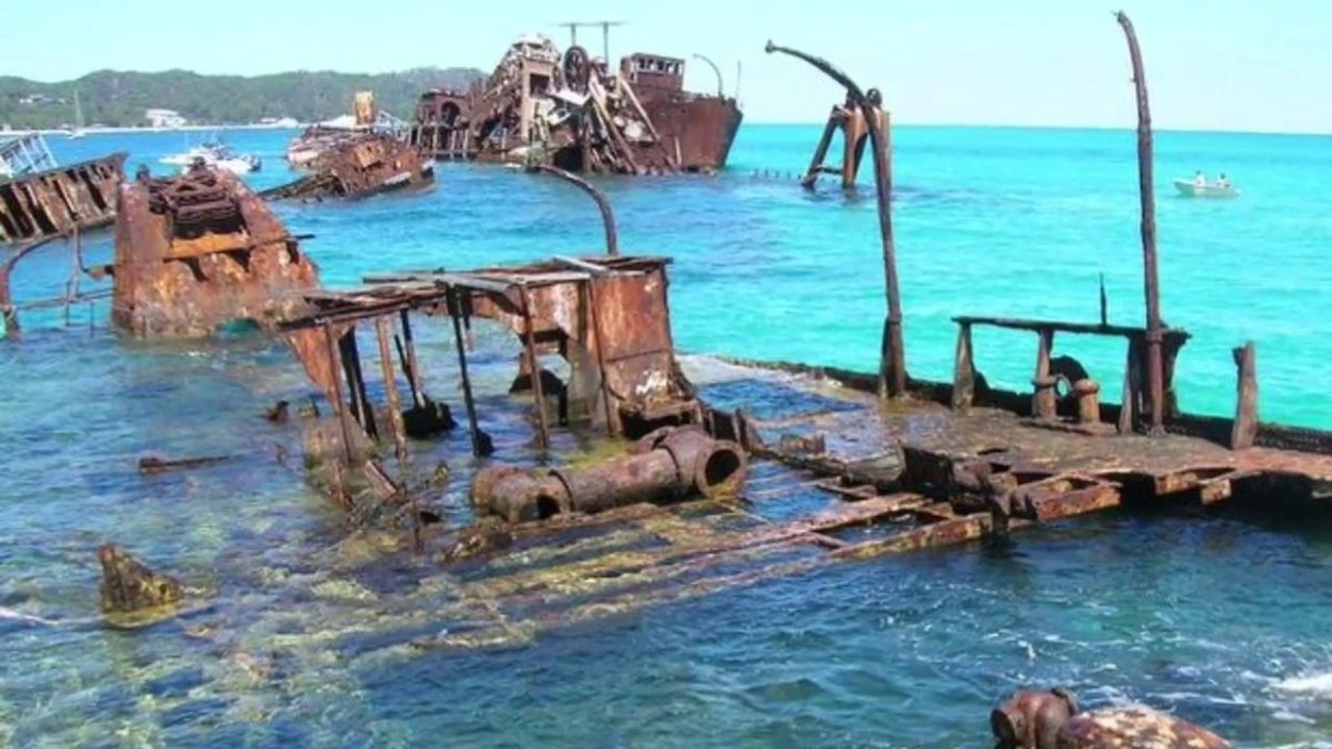 Остров затонувших кораблей, Мортон, Австралия.