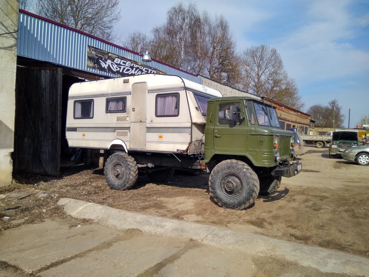 ГАЗ 66 кемпер автодом