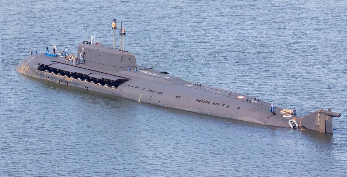 Подводный атомный ракетоносец Орел проект 949а Антей