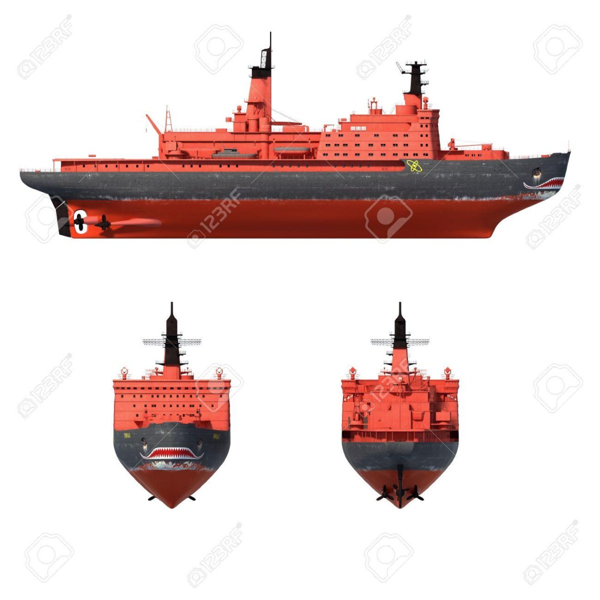 Ледокол Ямал чертежи