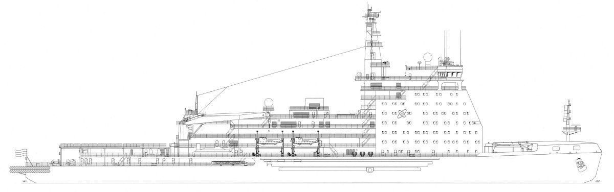 Проект 22220 ледокол чертеж