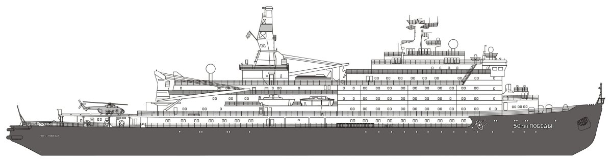 Ледокол Ленин схема