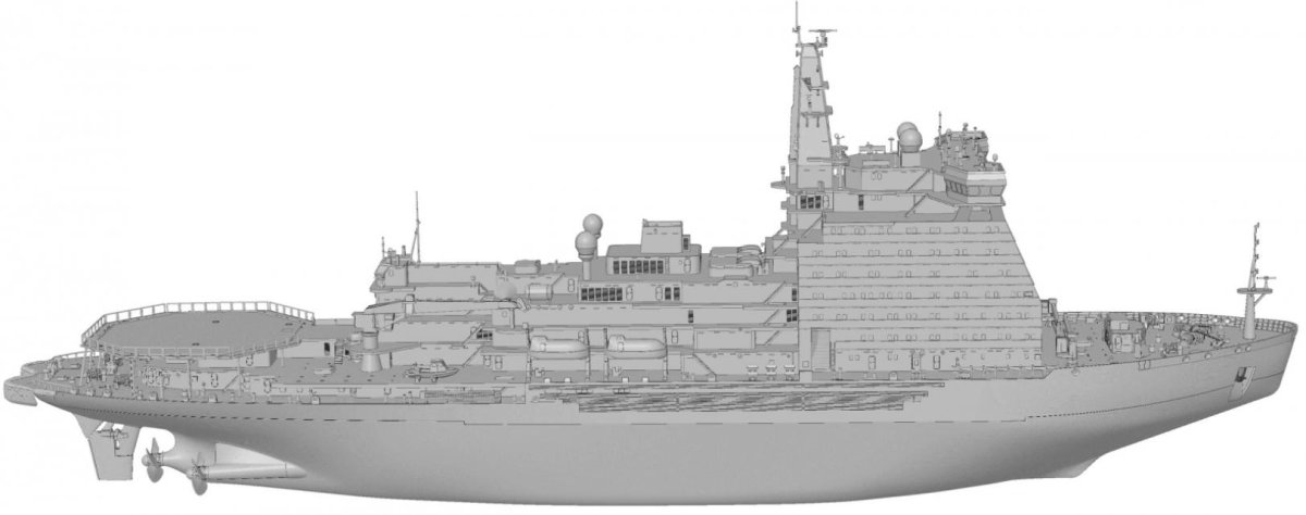 Арктика ледокол модель 22220
