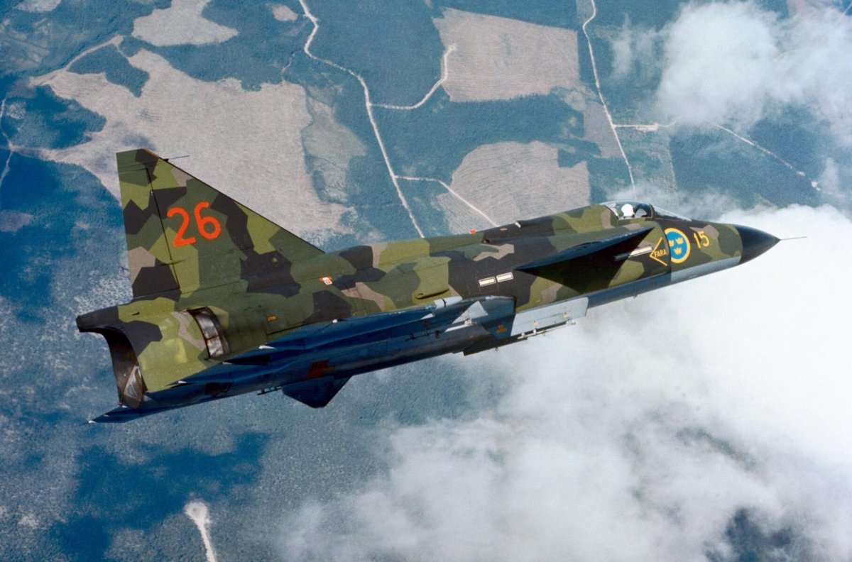 Сааб Вигген истребитель