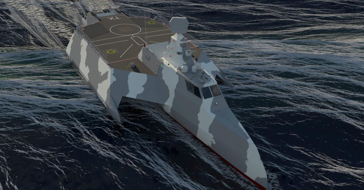 Корвет-тримаран «Русич-2400»