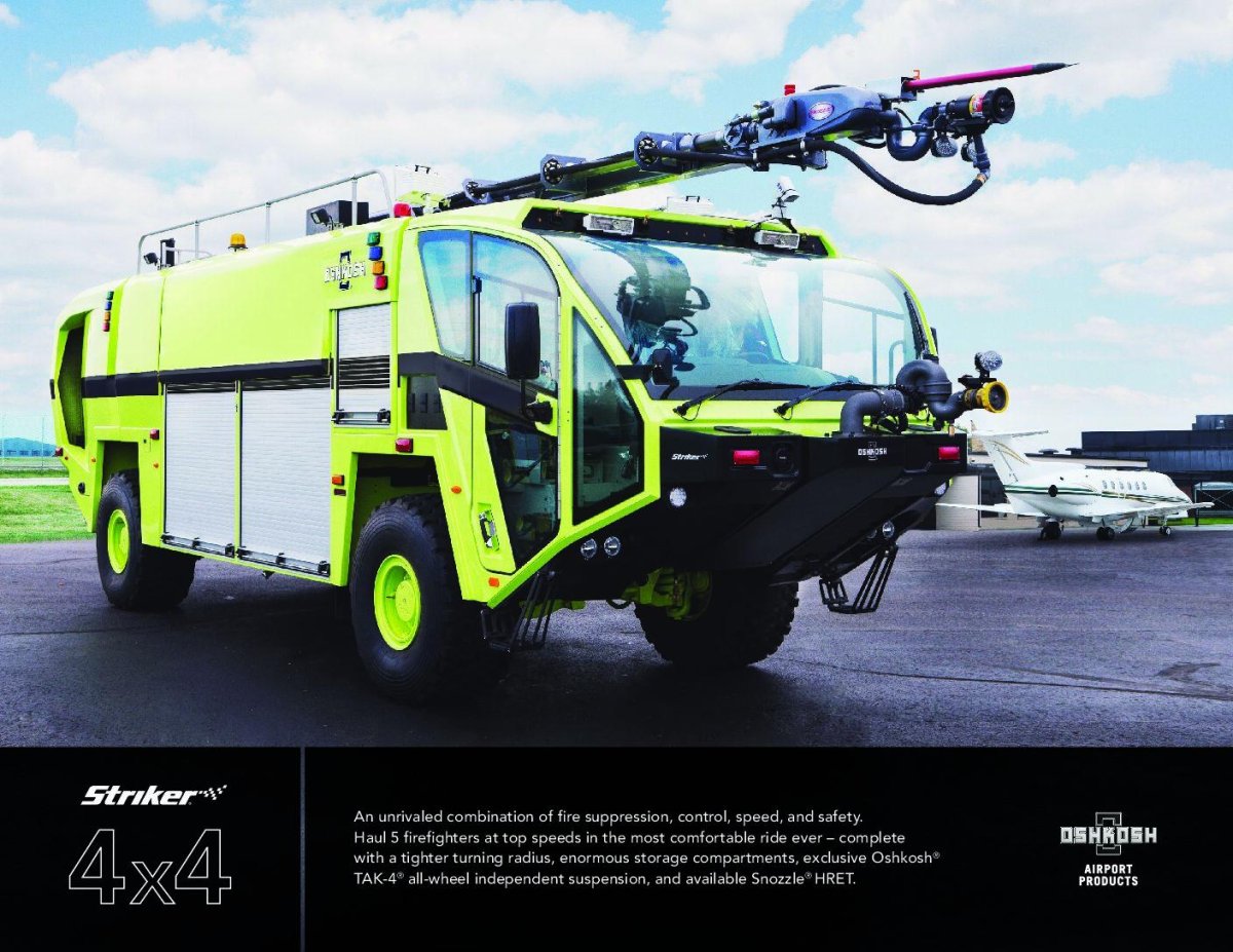 Пожарная машина Ошкош Страйкер
