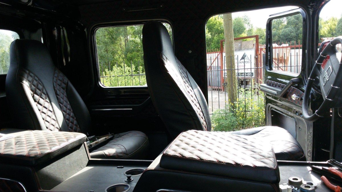 ЗИЛ-130 кабина внутри