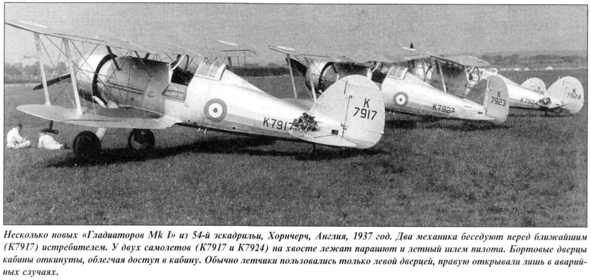 Глостер Гладиатор чертежи