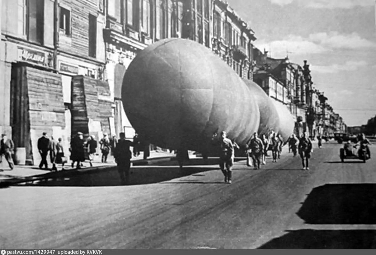 Дирижабль в блокаду Ленинграда